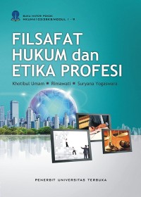 Image of Filsafat Hukum dan Etika Profesi: 1 -9/ HKUM4103/ 3 SKS
