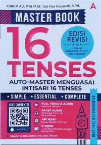 Image of Master Book 16 Tenses: Auto-Master Menguasai Intisari 16 Tenses