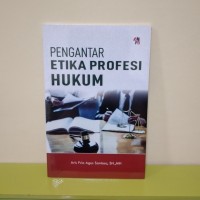 Image of Pengantar Etika Profesi Hukum